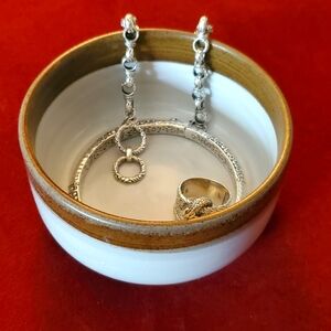 Pottery‎ Jewelry Trinket Dish